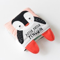 Pirmoji minkšta kūdikio knygutė Pitter Patter Penguin